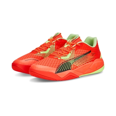 Puma Indoor Shoes Eliminate Power Nitro II yellow/red Men